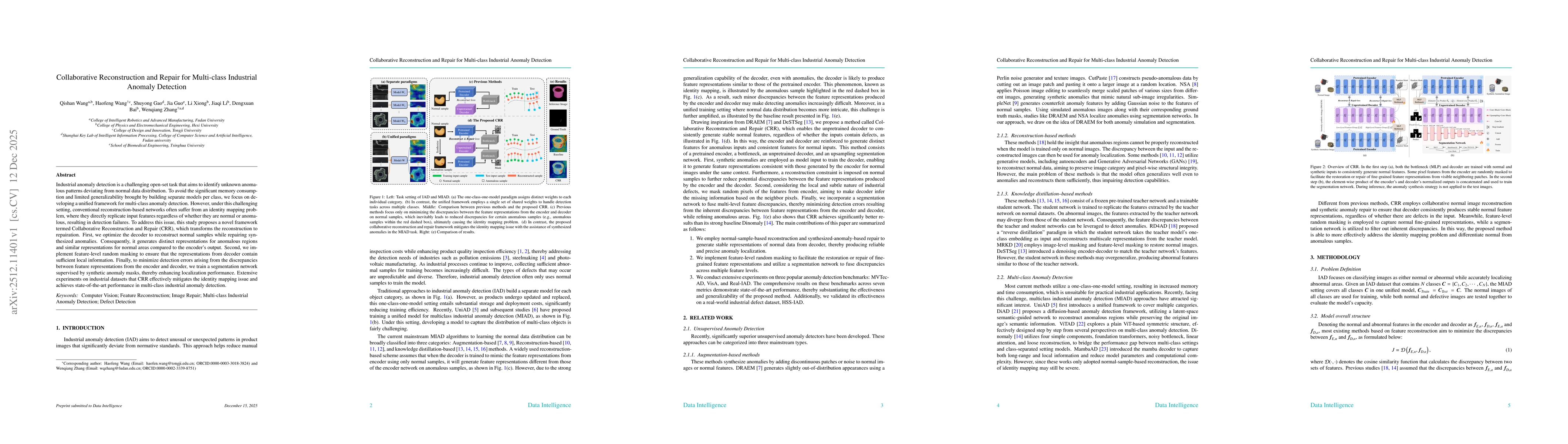 Thumbnail for Collaborative Reconstruction and Repair for Multi-class Industrial Anomaly Detection