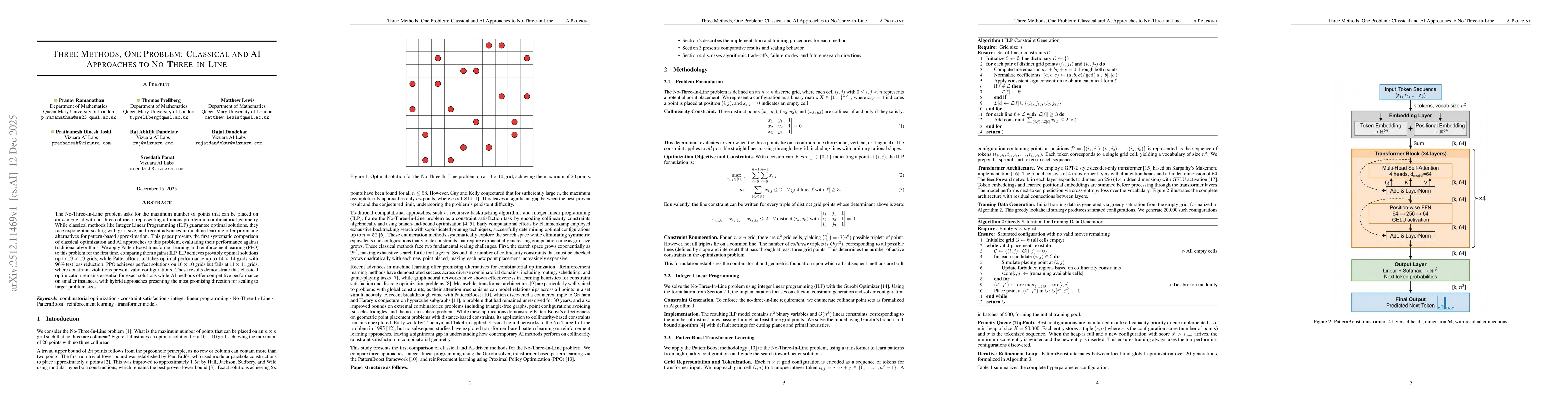 Thumbnail for Three methods, one problem: Classical and AI approaches to no-three-in-line