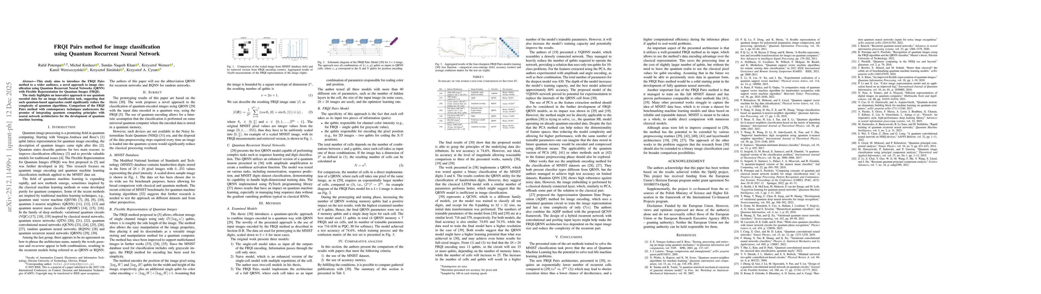 Thumbnail for FRQI Pairs method for image classification using Quantum Recurrent Neural Network