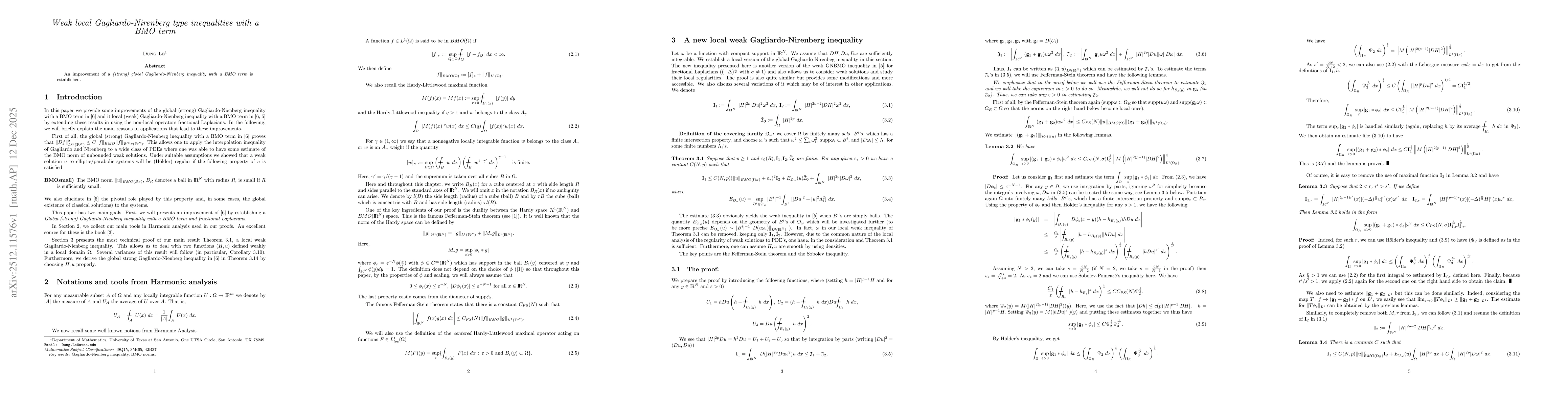 Thumbnail for Weak local Gagliardo-Nirenberg type inequalities with a BMO term