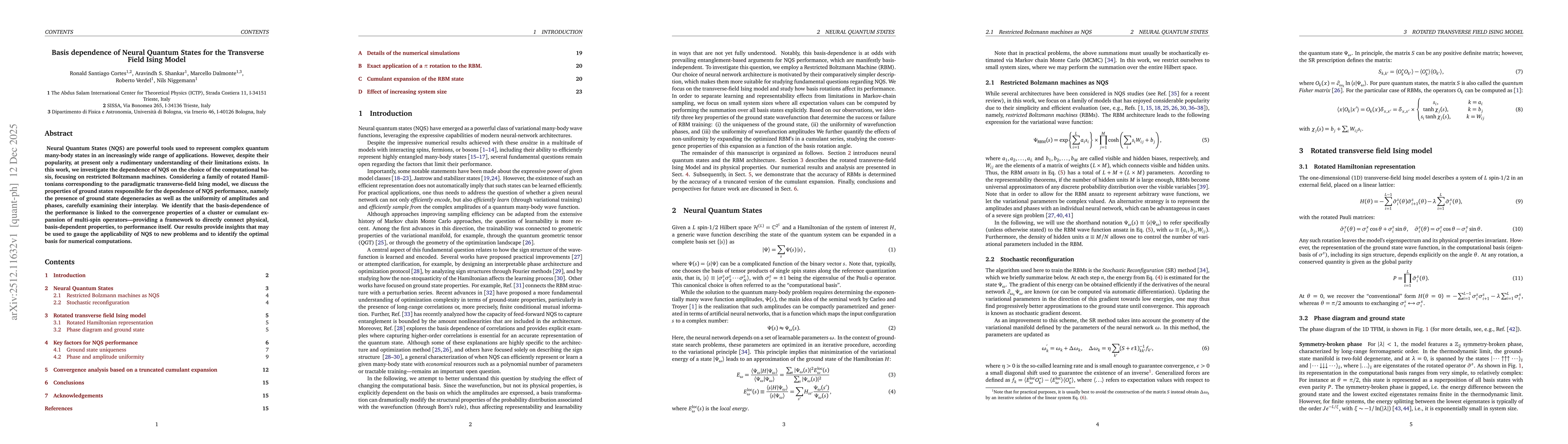 Thumbnail for Basis dependence of Neural Quantum States for the Transverse Field Ising Model