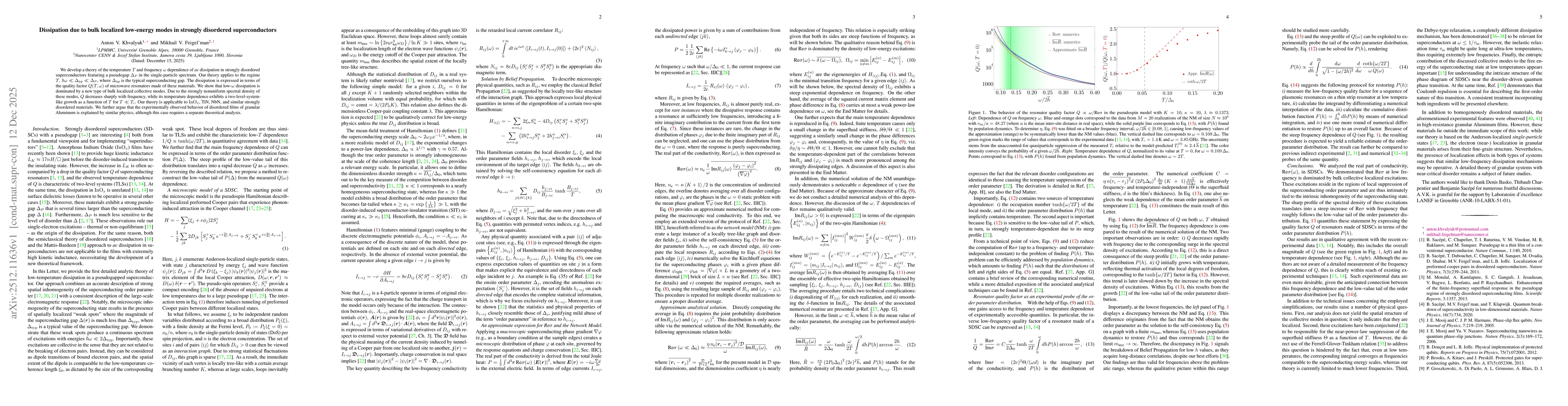 Thumbnail for Dissipation due to bulk localized low-energy modes in strongly disordered superconductors