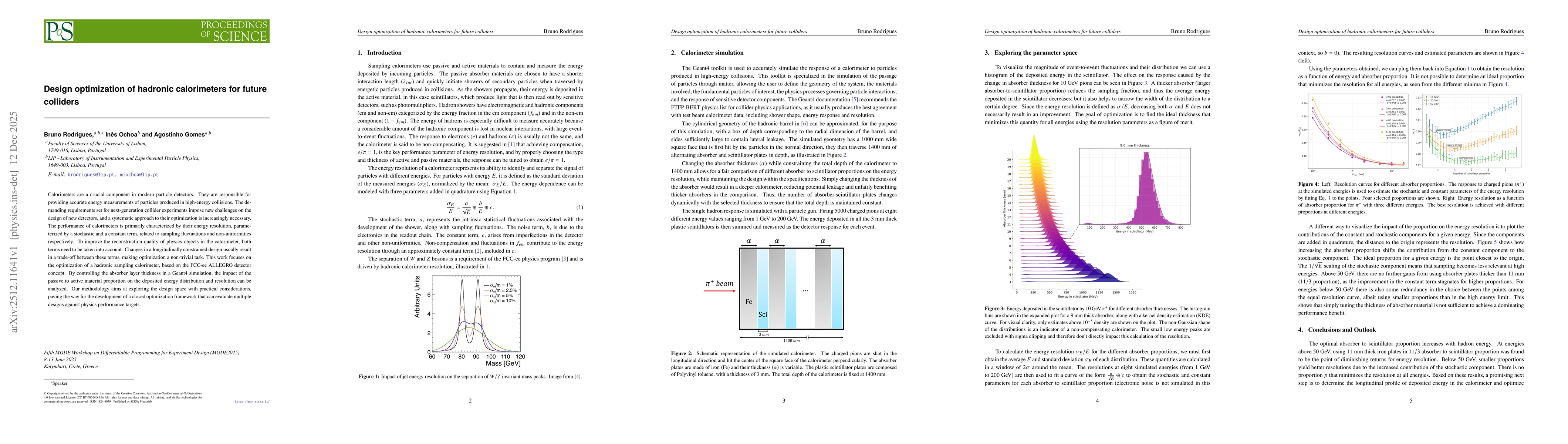 Thumbnail for Design optimization of hadronic calorimeters for future colliders