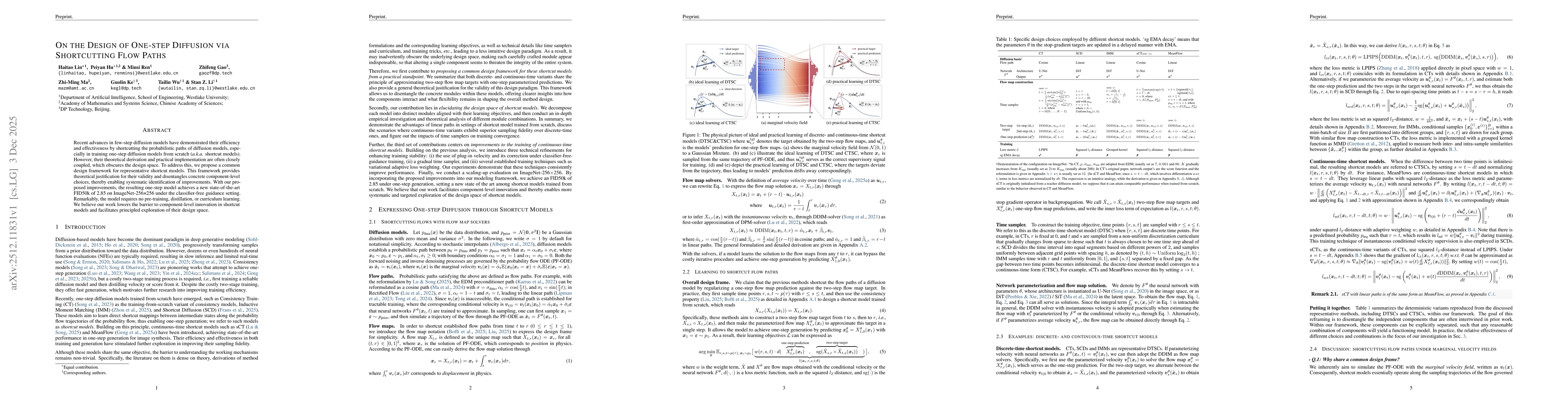 Thumbnail for On the Design of One-step Diffusion via Shortcutting Flow Paths