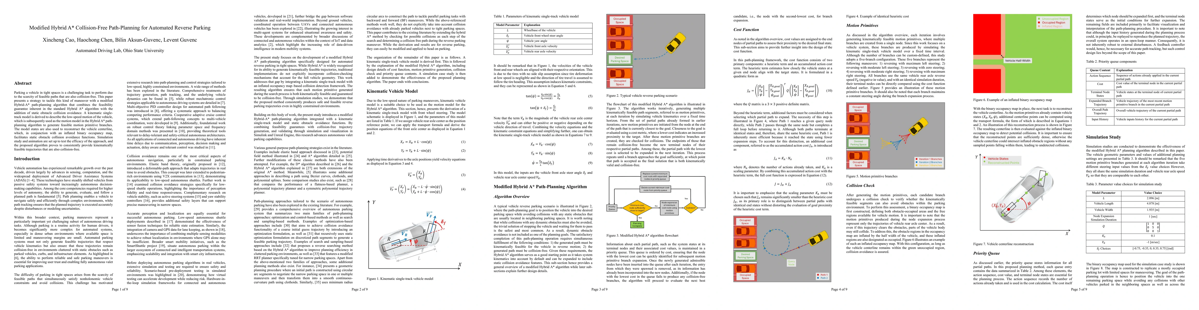 Thumbnail for Modified Hybrid A* Collision-Free Path-Planning for Automated Reverse Parking
