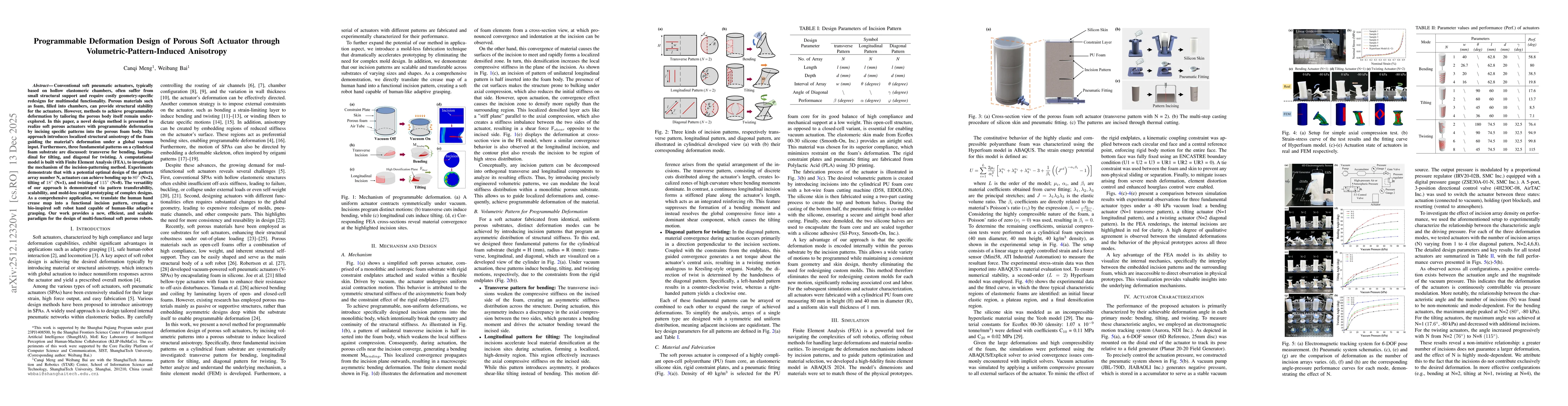 Thumbnail for Programmable Deformation Design of Porous Soft Actuator through Volumetric-Pattern-Induced Anisotropy