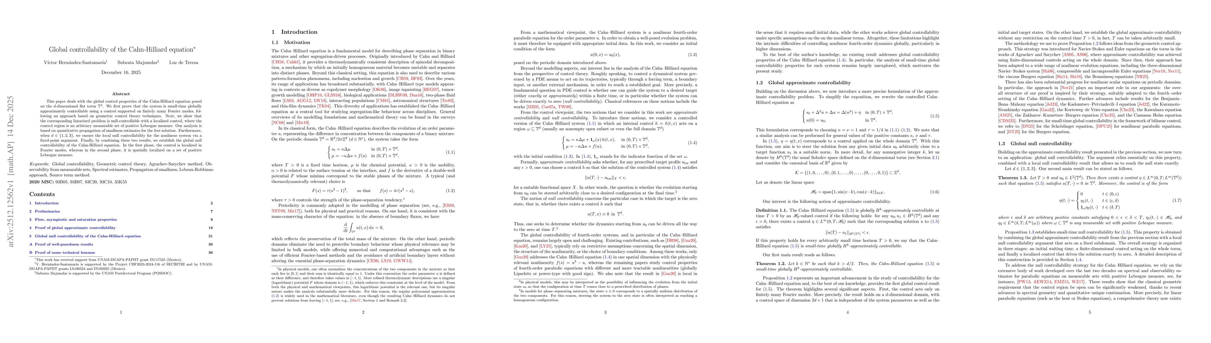 Thumbnail for Global controllability of the Cahn-Hilliard equation