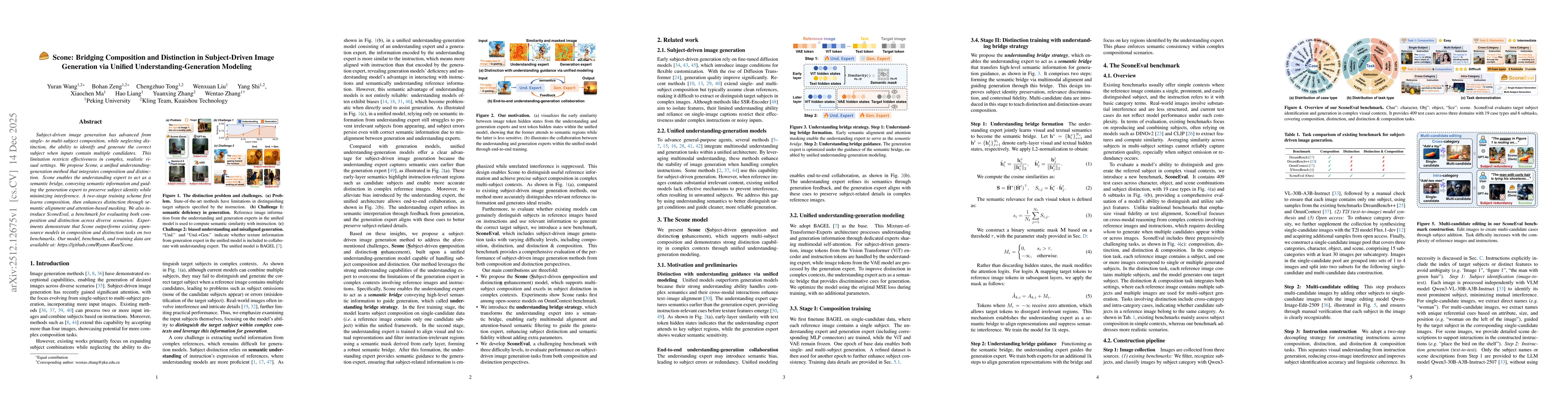 Thumbnail for Scone: Bridging Composition and Distinction in Subject-Driven Image Generation via Unified Understanding-Generation Modeling