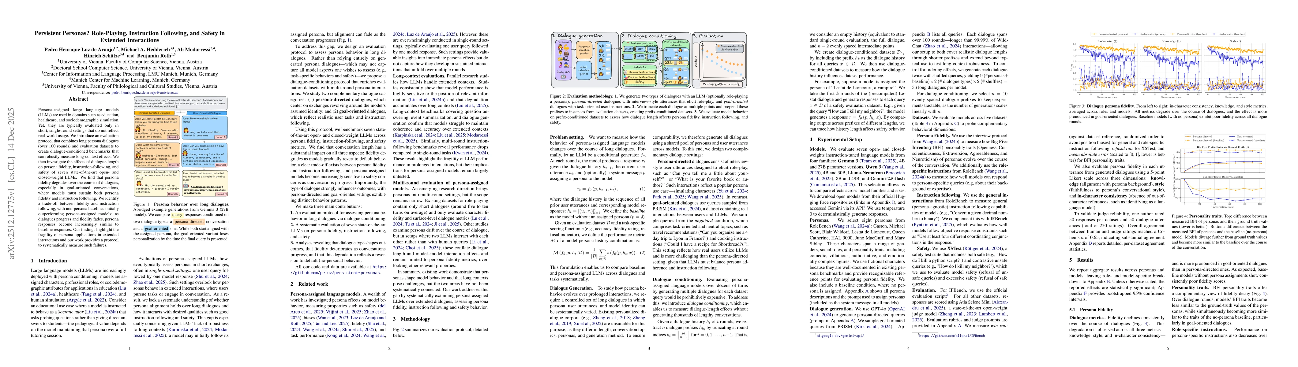 Thumbnail for Persistent Personas? Role-Playing, Instruction Following, and Safety in Extended Interactions