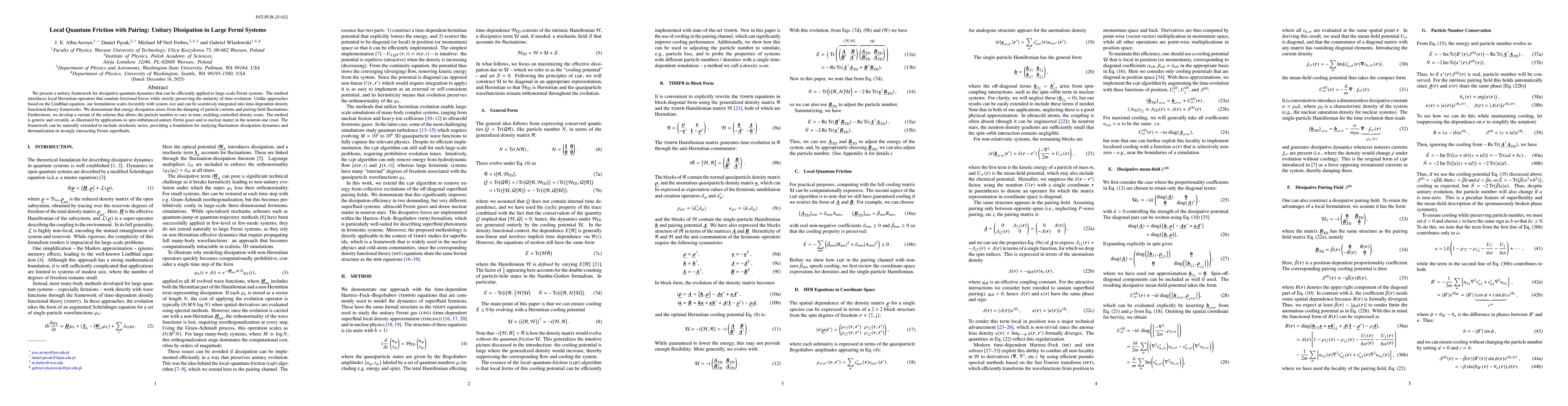 Thumbnail for Local Quantum Friction with Pairing: Unitary Dissipation in Large Fermi Systems
