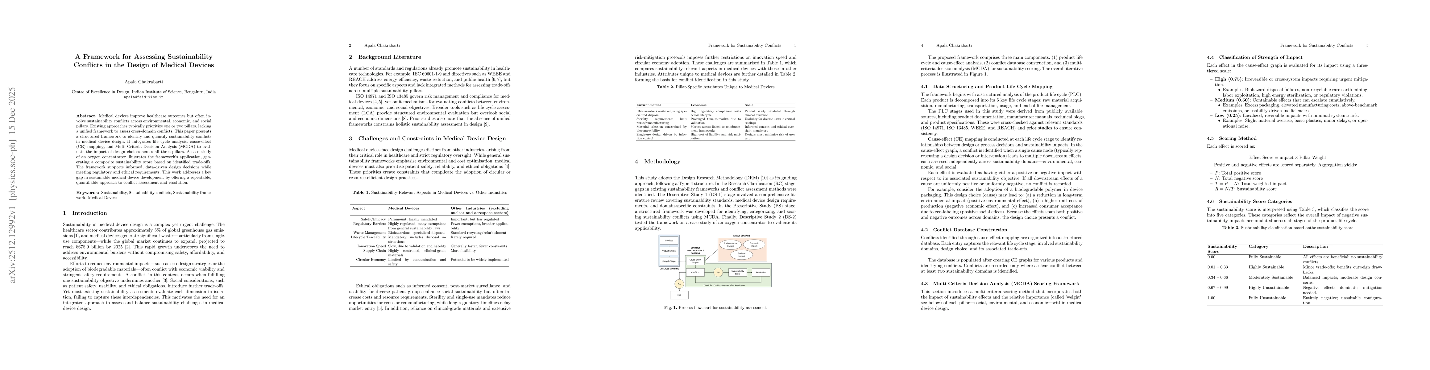 Thumbnail for A Framework for Assessing Sustainability Conflicts in the Design of Medical Devices
