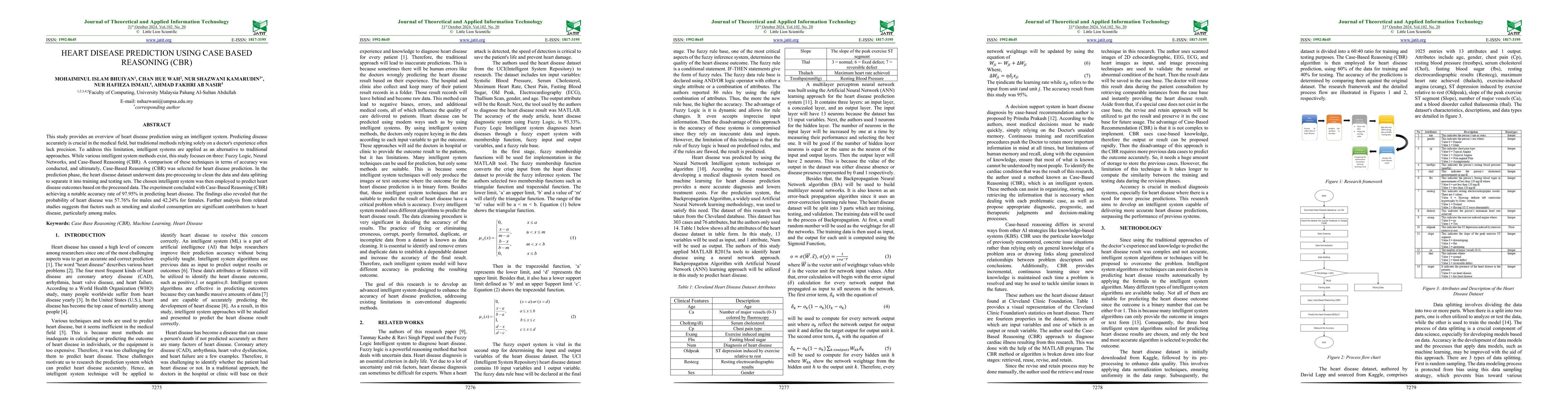 Thumbnail for Heart Disease Prediction using Case Based Reasoning (CBR)