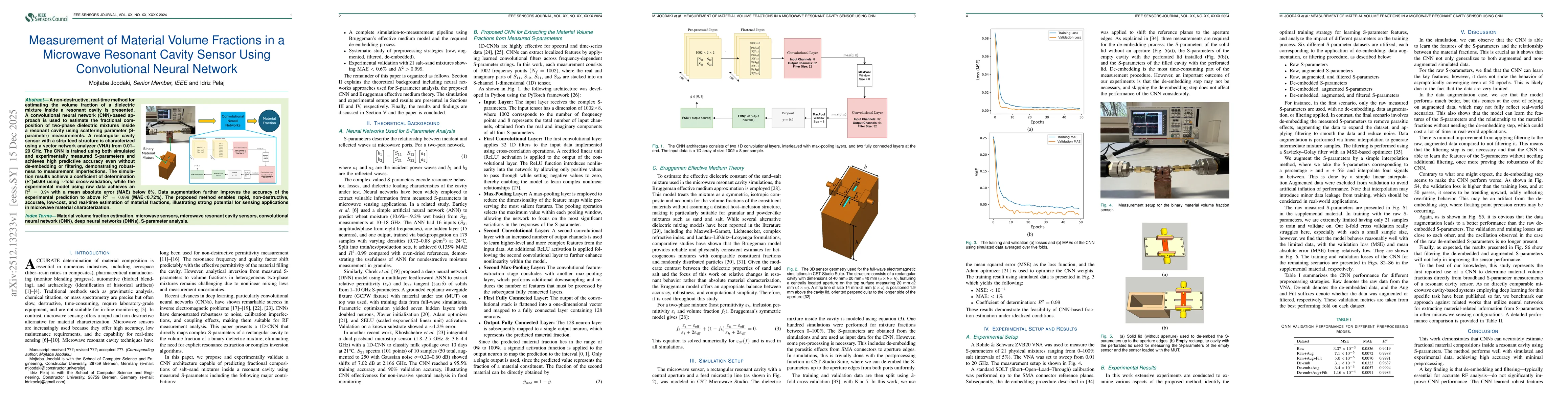 Thumbnail for Measurement of Material Volume Fractions in a Microwave Resonant Cavity Sensor Using Convolutional Neural Network