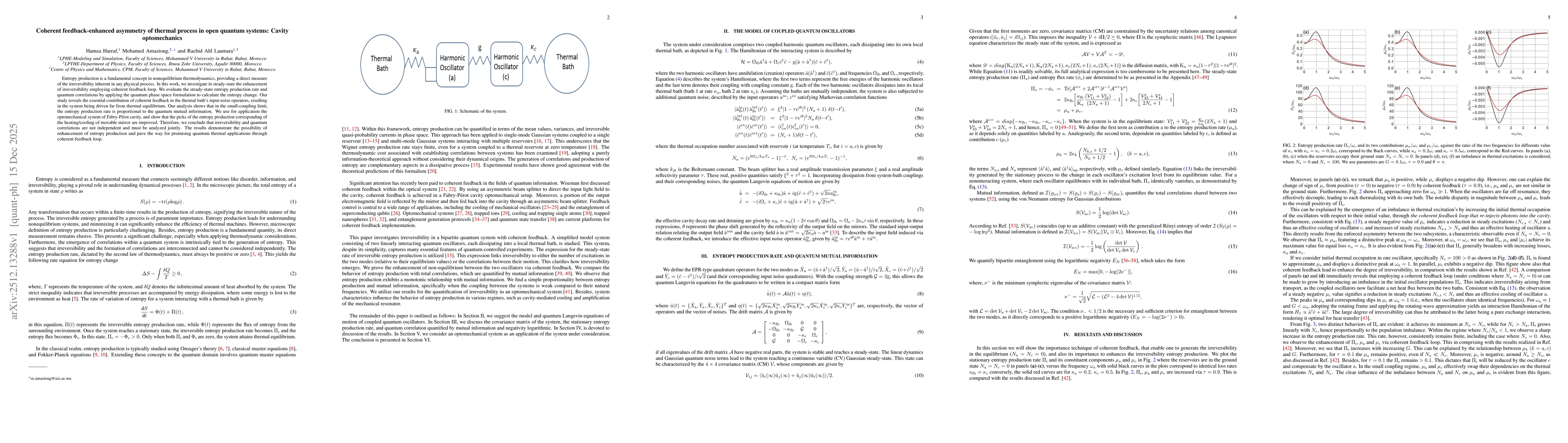 Thumbnail for Coherent feedback-enhanced asymmetry of thermal process in open quantum systems: Cavity optomechanics