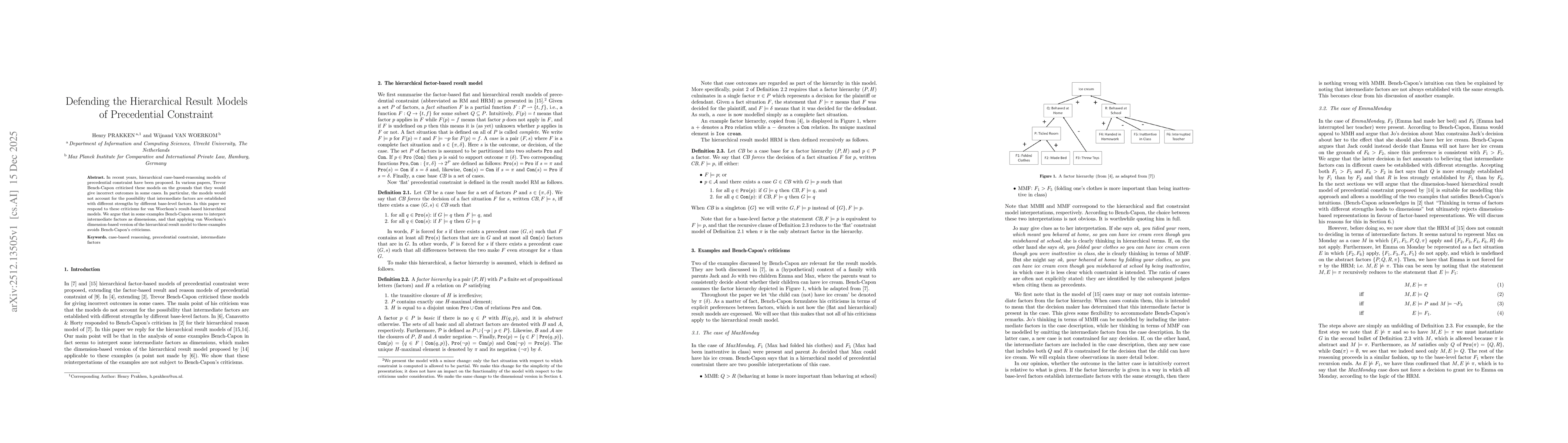 Thumbnail for Defending the Hierarchical Result Models of Precedential Constraint