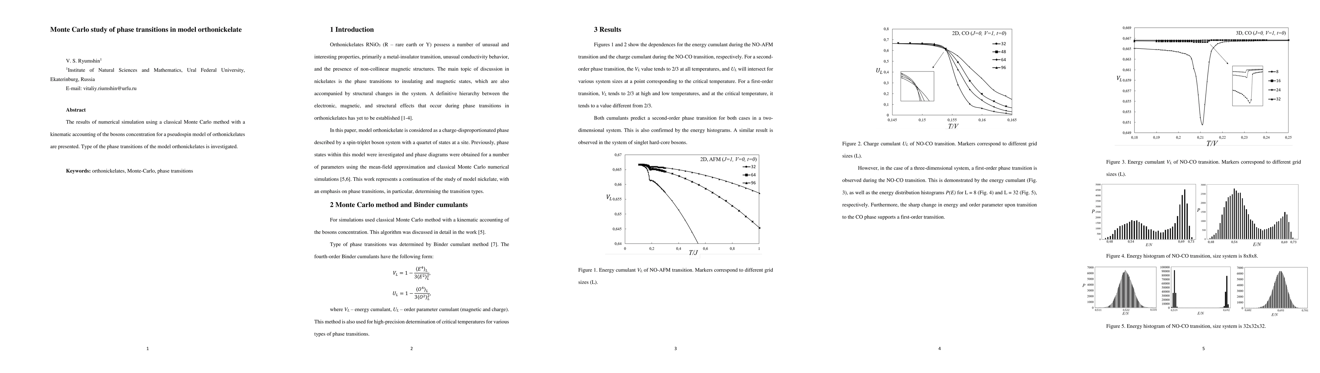 Thumbnail for Monte Carlo study of phase transitions in model orthonickelate