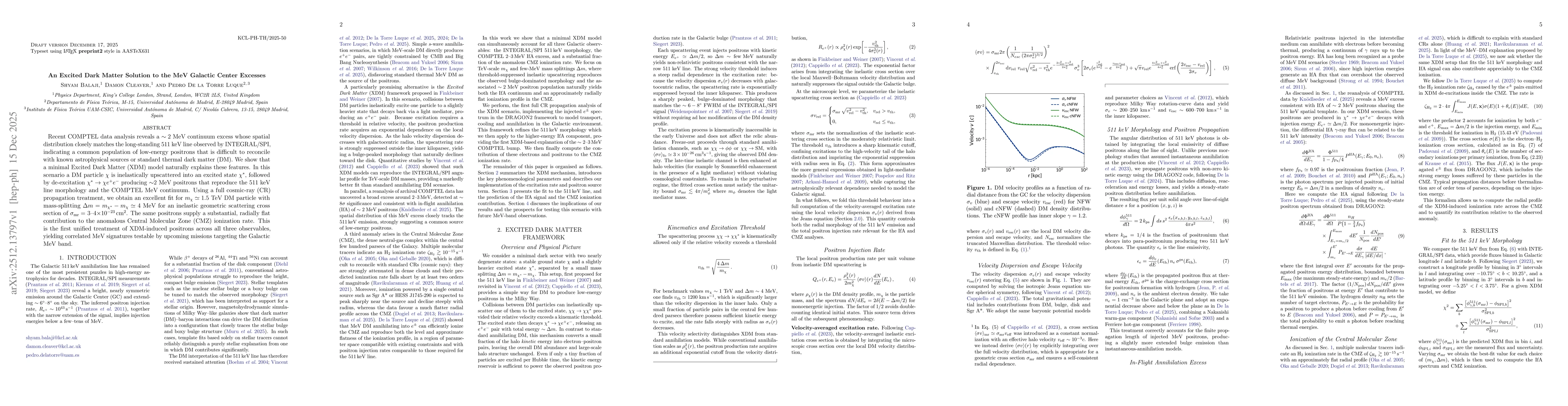 Thumbnail for An Excited Dark Matter Solution to the MeV Galactic Center Excesses