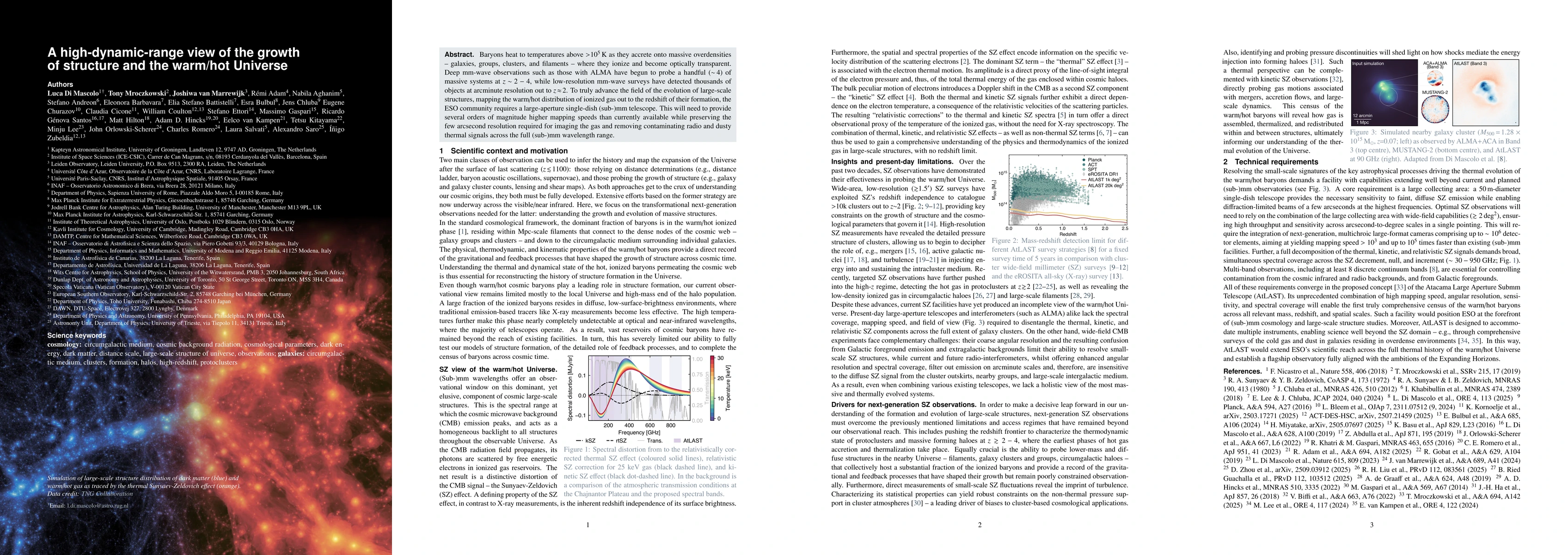 Thumbnail for A high-dynamic-range view of the growth of structure and the warm/hot Universe