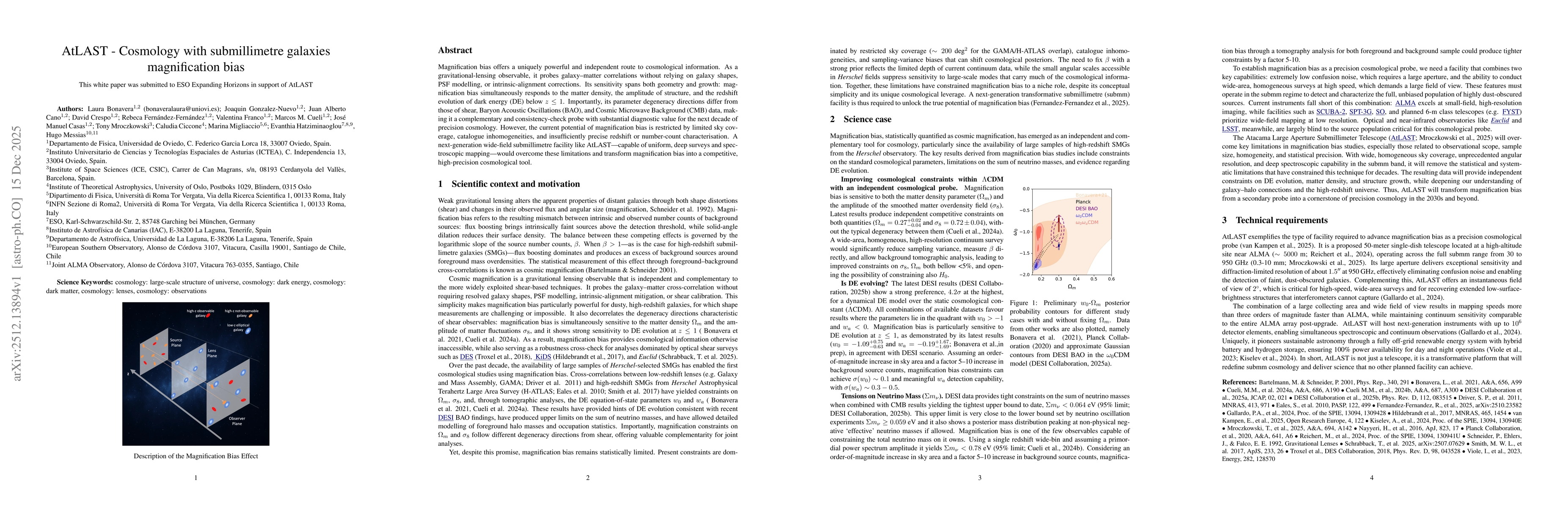 Thumbnail for AtLAST -- Cosmology with submillimetre galaxies magnification bias