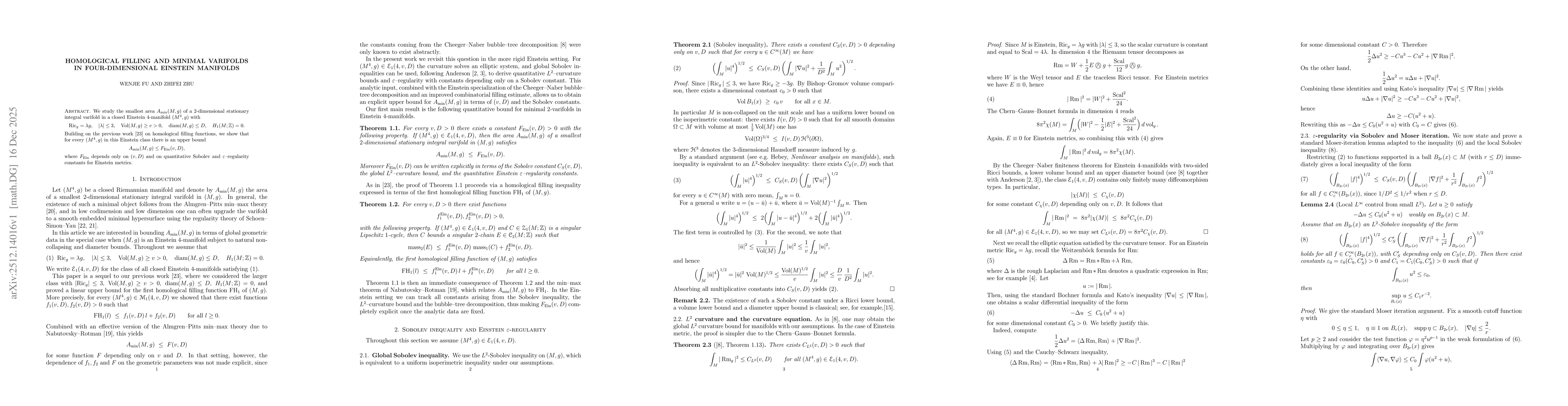 Thumbnail for Homological Filling and Minimal Varifolds in Four-Dimensional Einstein Manifolds