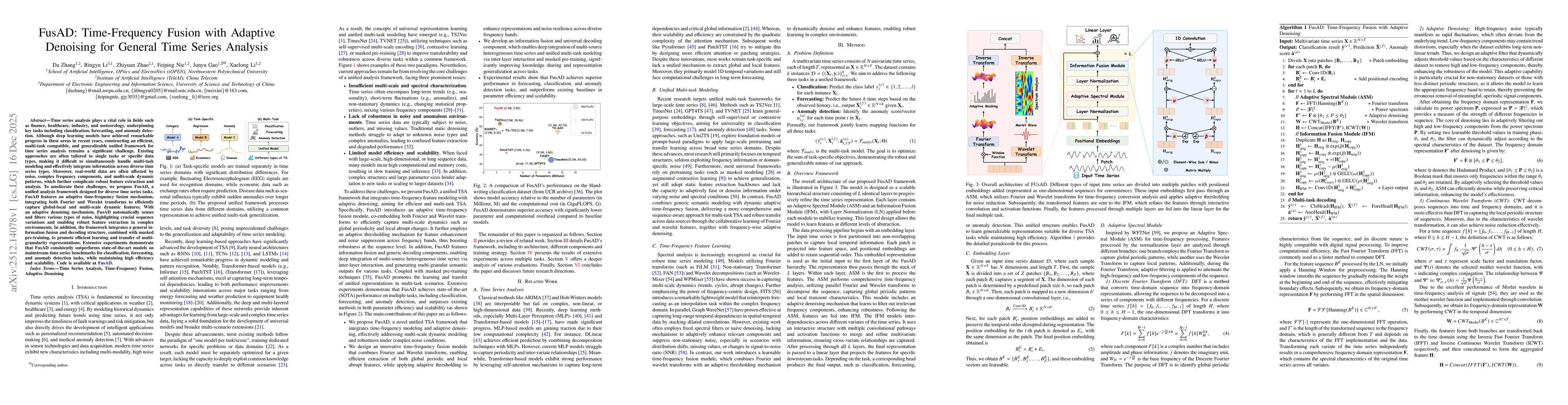 Thumbnail for FusAD: Time-Frequency Fusion with Adaptive Denoising for General Time Series Analysis