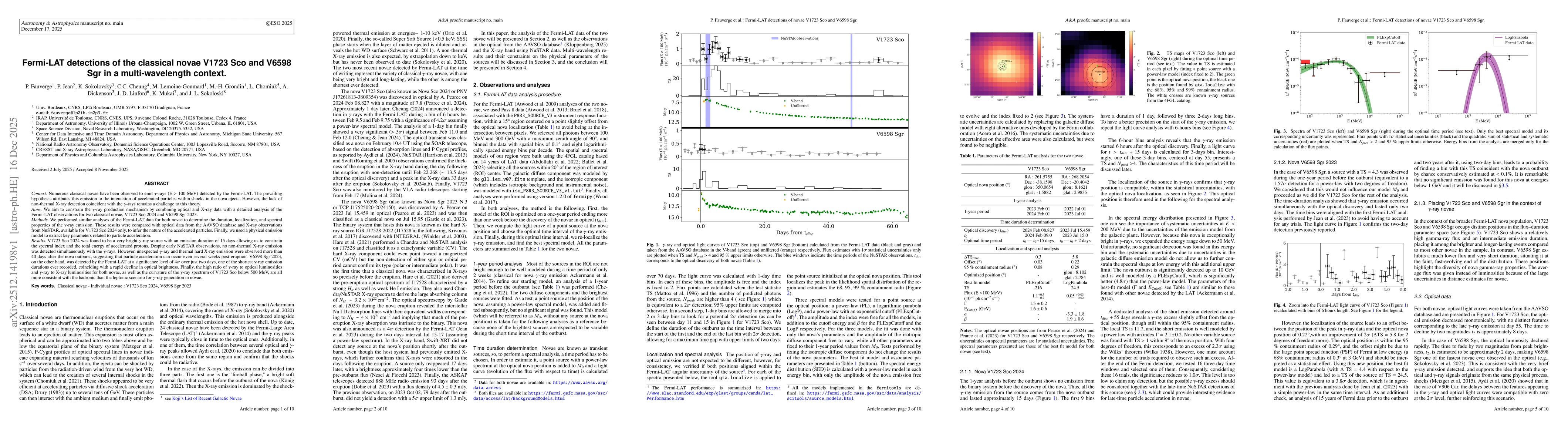 Thumbnail for Fermi-LAT detections of novae V1723 Sco and V6598 Sgr