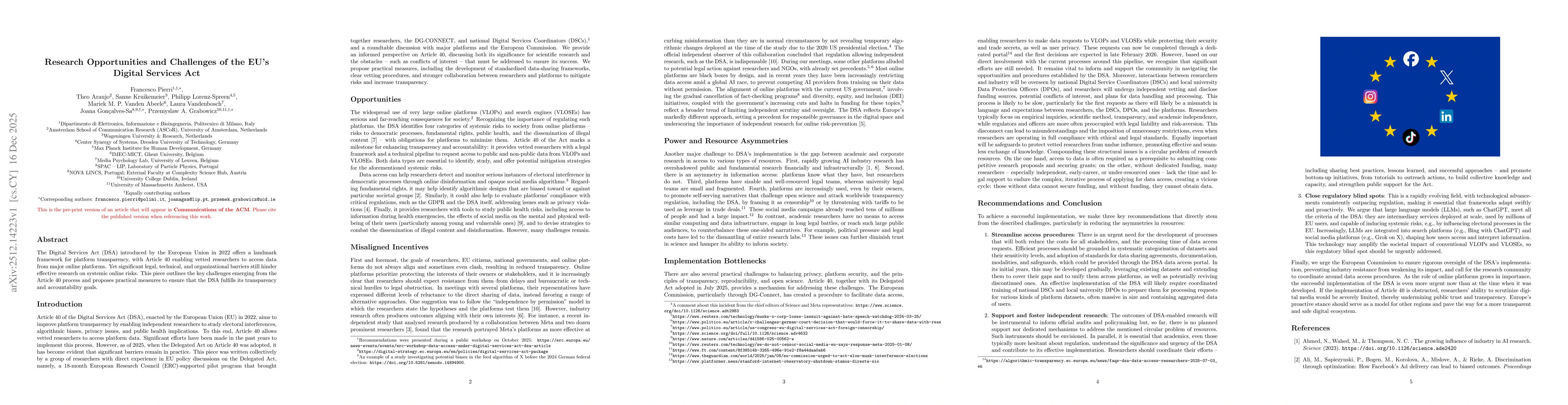 Thumbnail for Research Opportunities and Challenges of the EU's Digital Services Act