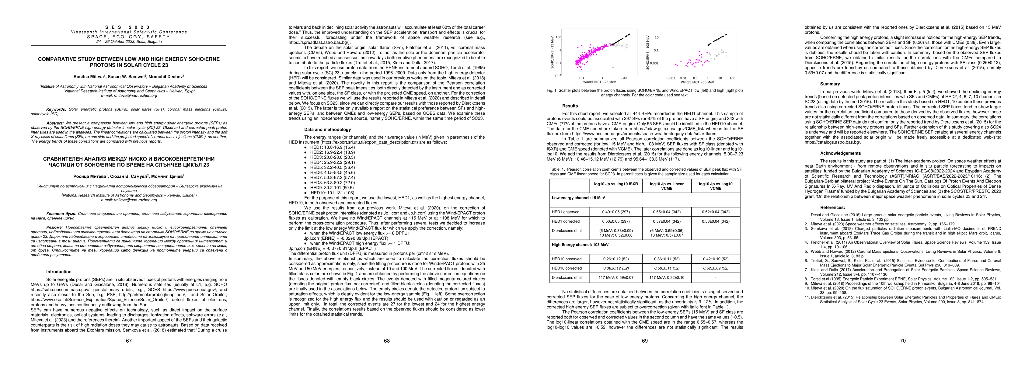 Thumbnail for Comparative study between low and high energy SOHO/ERNE protons in solar cycle 23