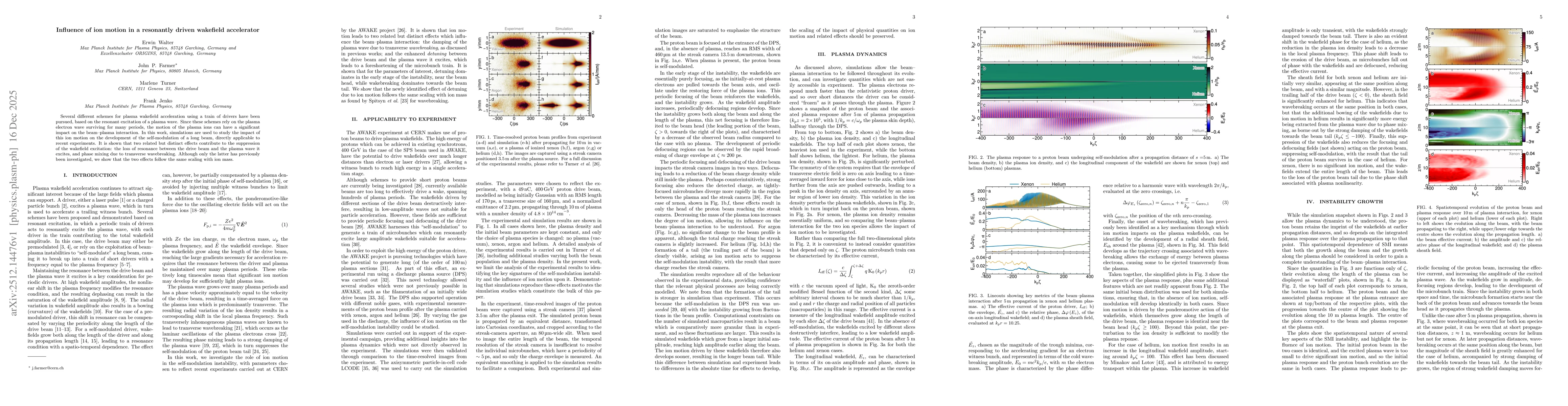 Thumbnail for Influence of ion motion in a resonantly driven wakefield accelerator