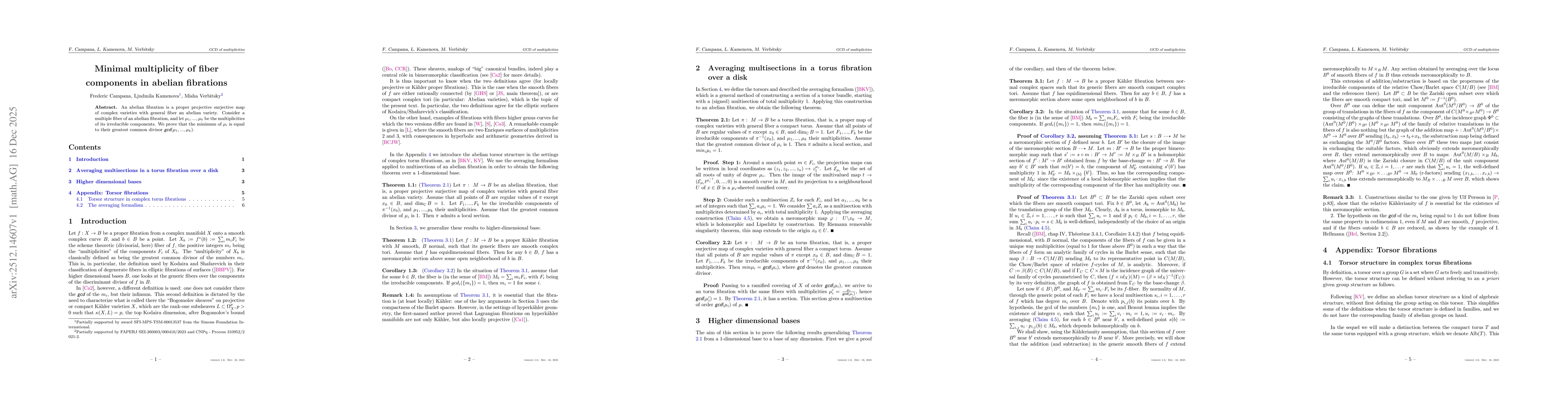 Thumbnail for Minimal multiplicity of fiber components in abelian fibrations