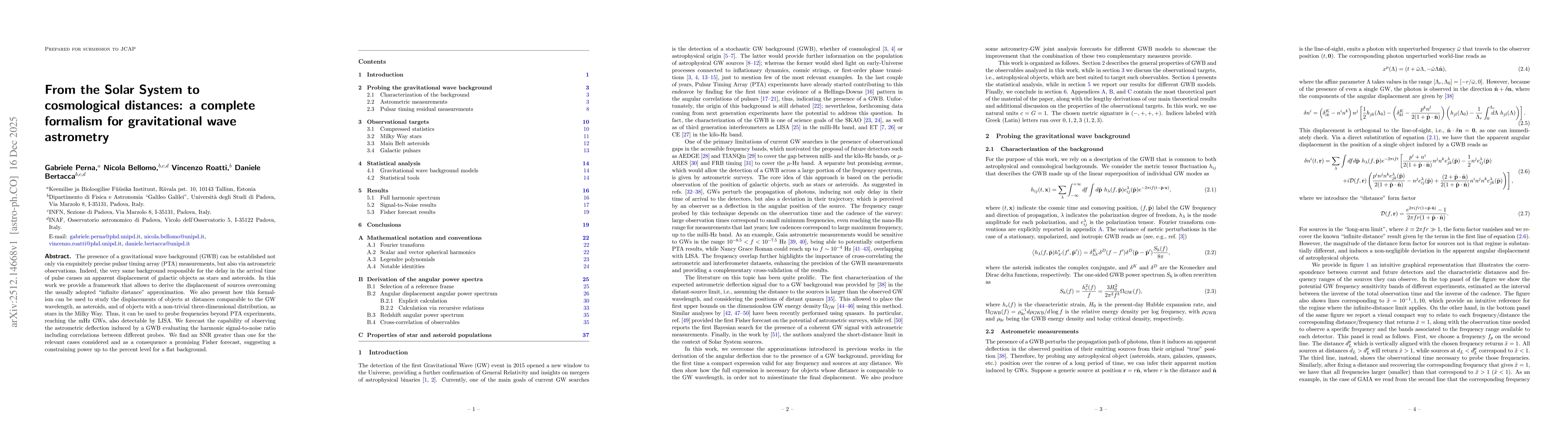Thumbnail for From the Solar System to cosmological distances: a complete formalism for gravitational wave astrometry
