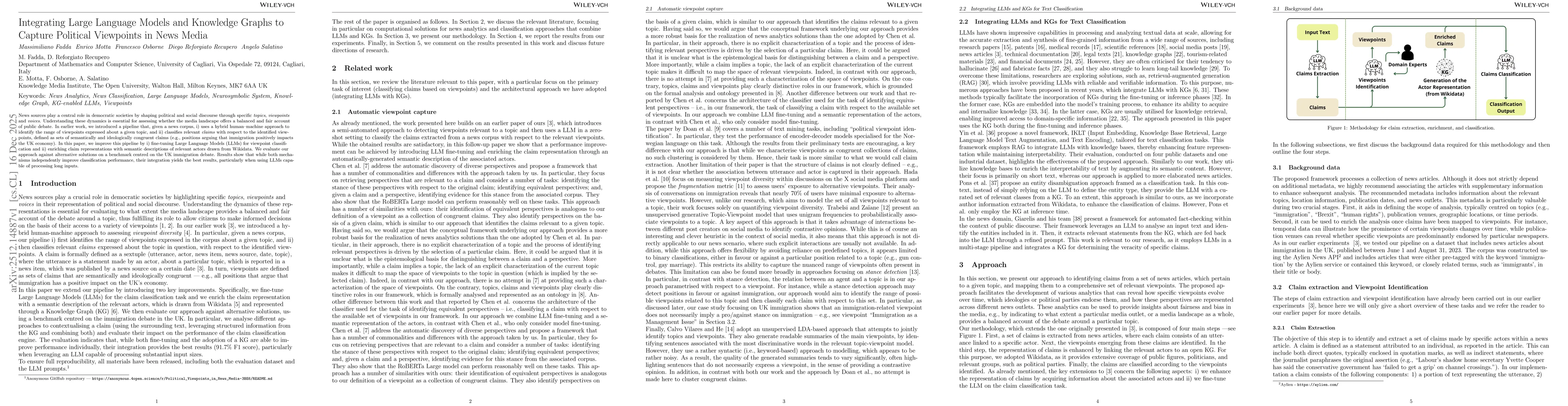 Thumbnail for Integrating Large Language Models and Knowledge Graphs to Capture Political Viewpoints in News Media