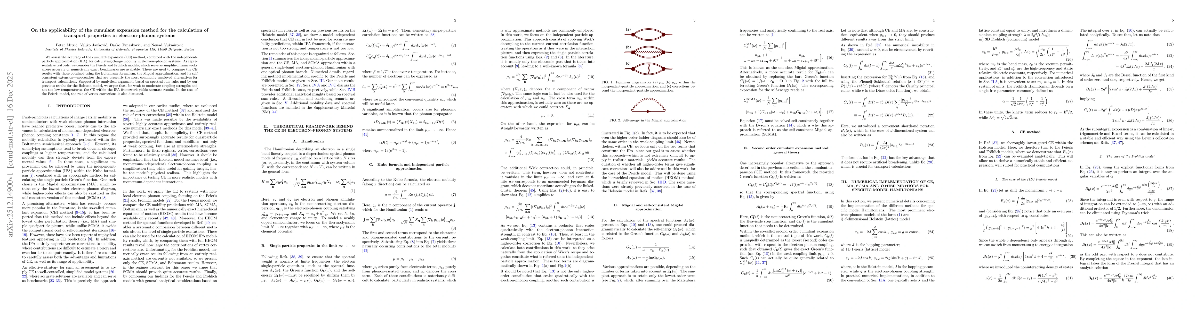 Thumbnail for On the applicability of the cumulant expansion method for the calculation of transport properties in electron-phonon systems