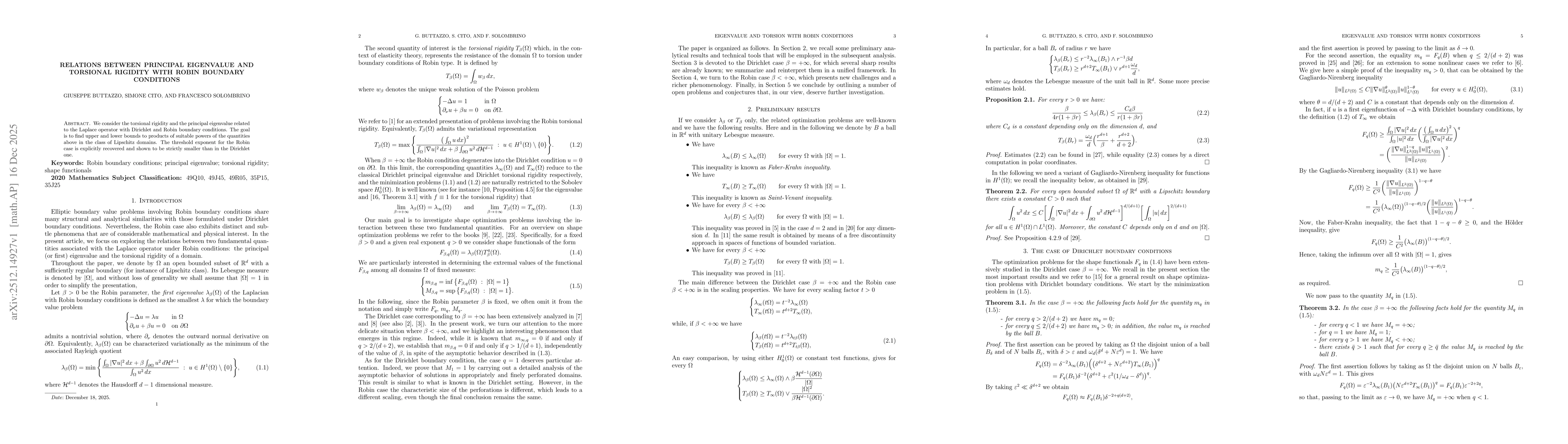 Thumbnail for Relations between principal eigenvalue and torsional rigidity with Robin boundary conditions
