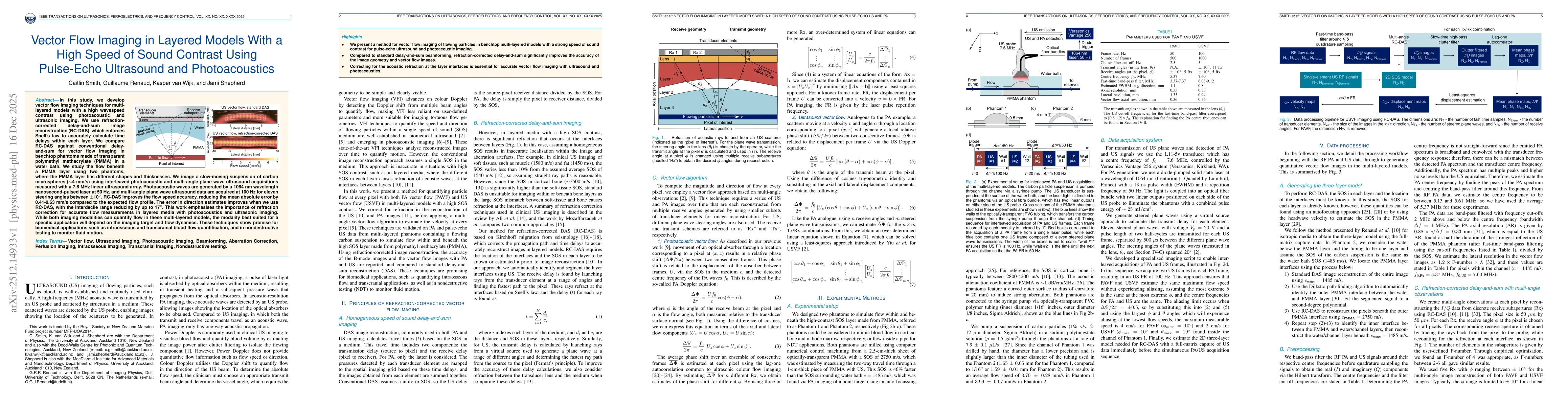 Thumbnail for Vector Flow Imaging in Layered Models With a High Speed of Sound Contrast Using Pulse-Echo Ultrasound and Photoacoustics