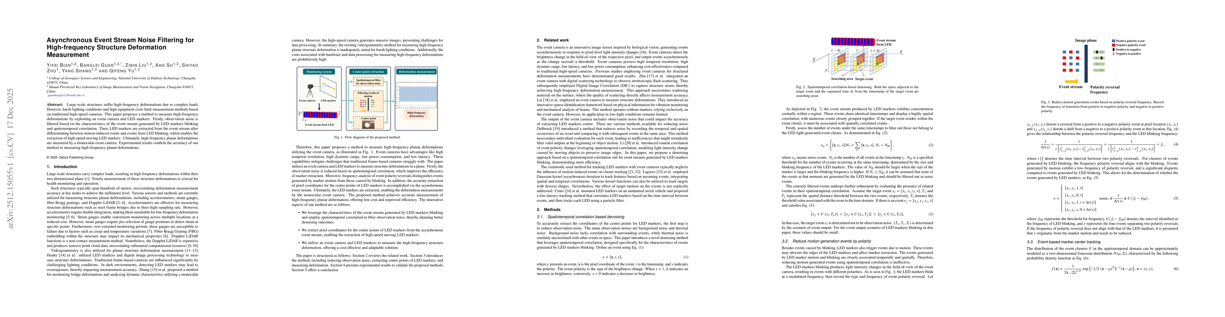 Thumbnail for Asynchronous Event Stream Noise Filtering for High-frequency Structure Deformation Measurement