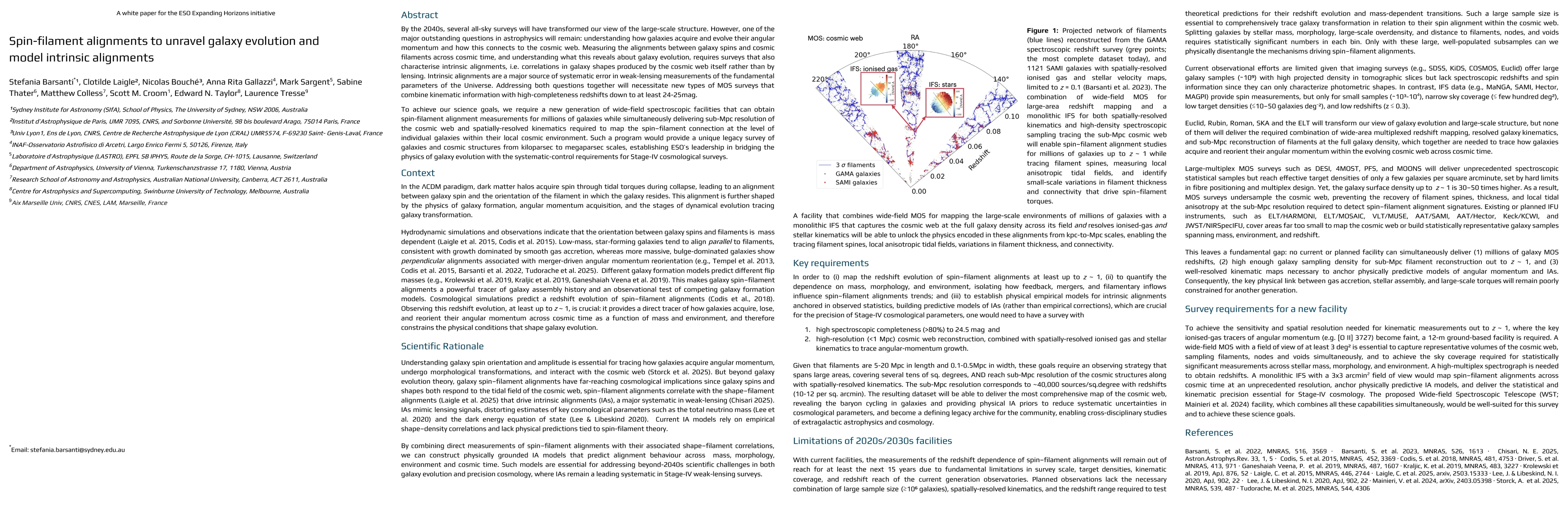 Thumbnail for Spin-filament alignments to unravel galaxy evolution and model intrinsic alignments