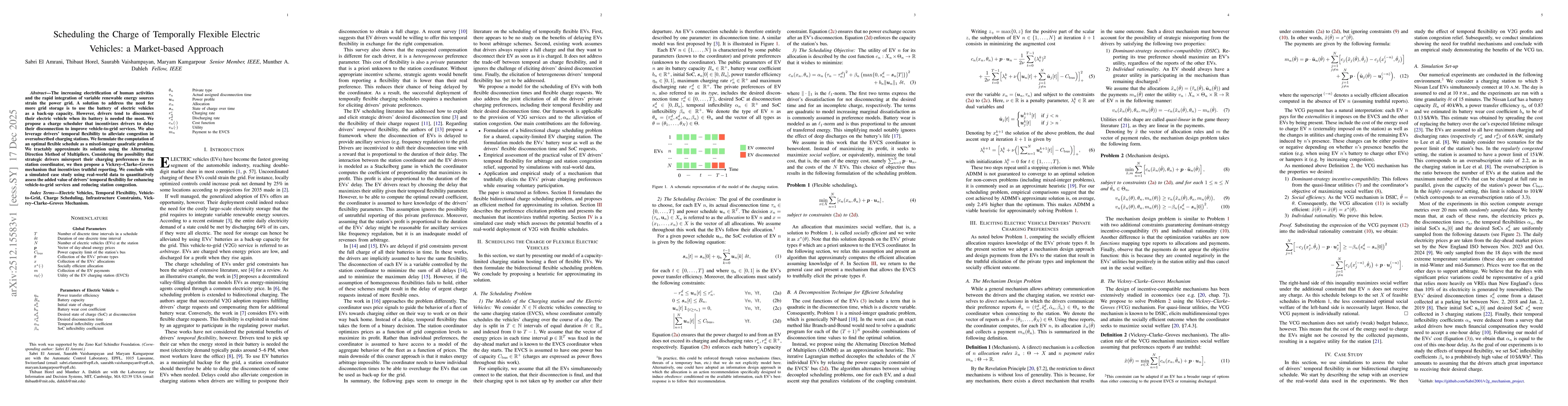 Thumbnail for Scheduling the Charge of Temporally Flexible Electric Vehicles: a Market-based Approach