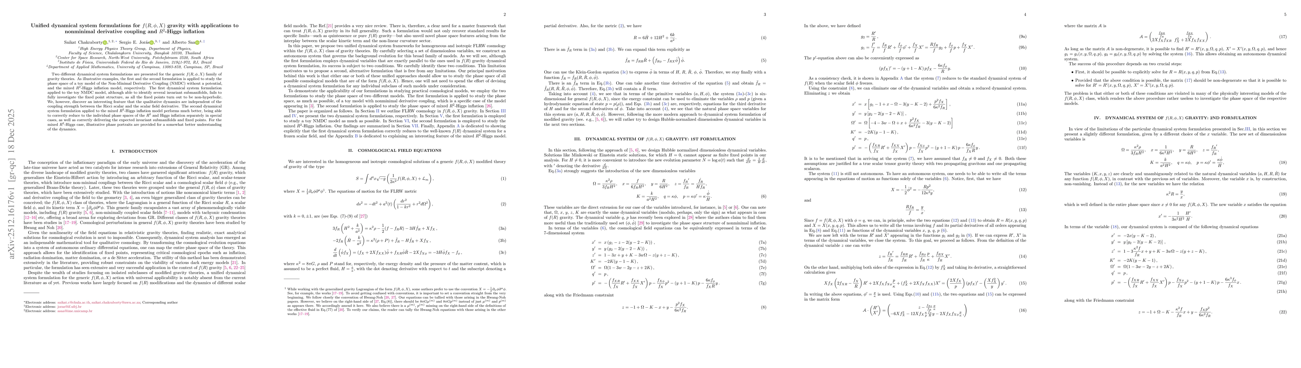Thumbnail for Unified dynamical system formulations for $f(R,φ,X)$ gravity with applications to nonminimal derivative coupling and $R^2$-Higgs inflation