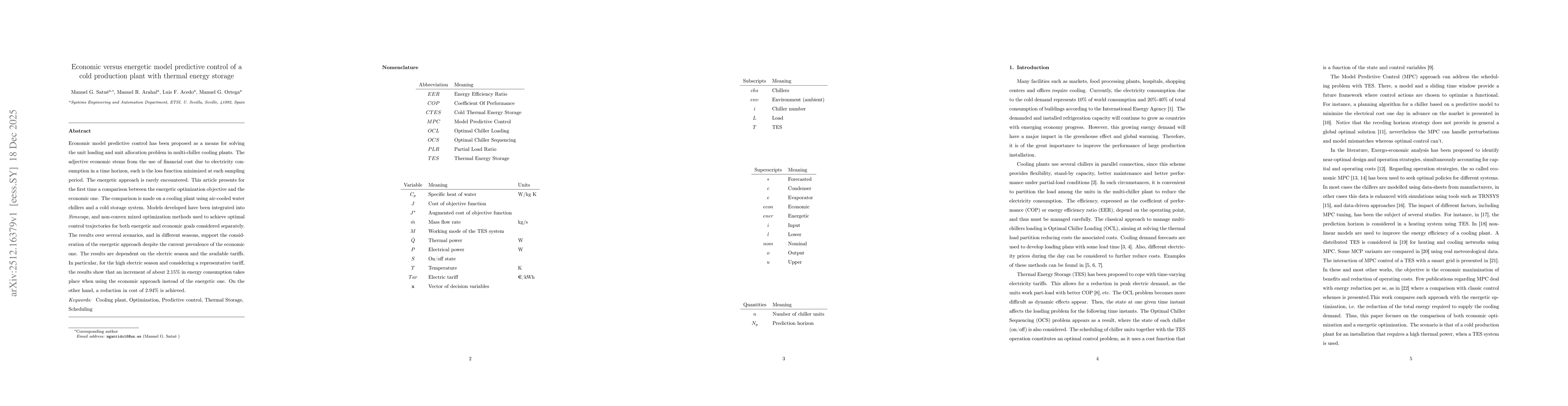 Thumbnail for Economic versus energetic model predictive control of a cold production plant with thermal energy storage