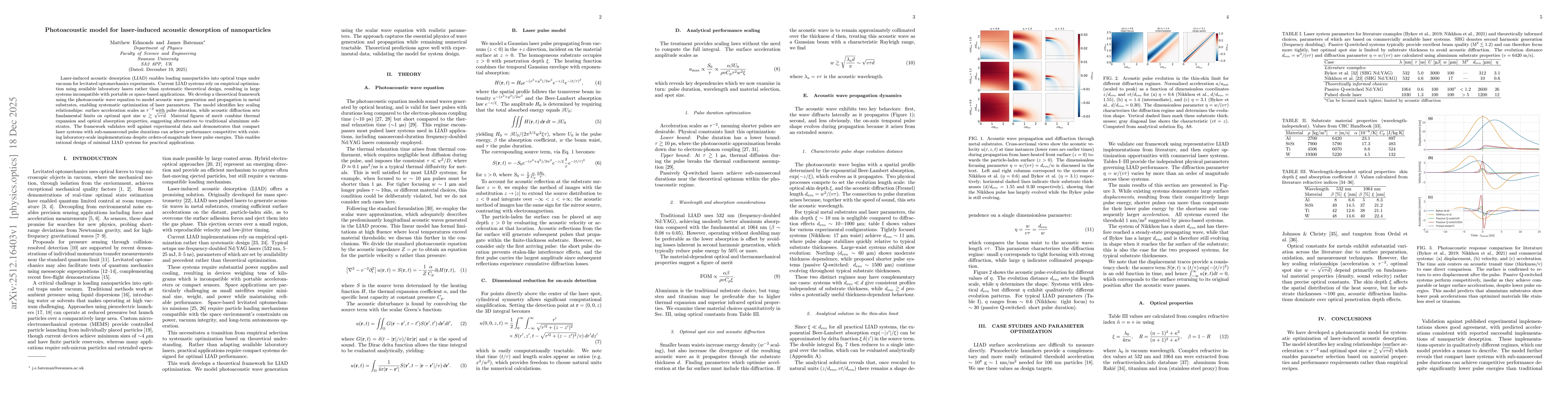 Thumbnail for Photoacoustic model for laser-induced acoustic desorption of nanoparticles