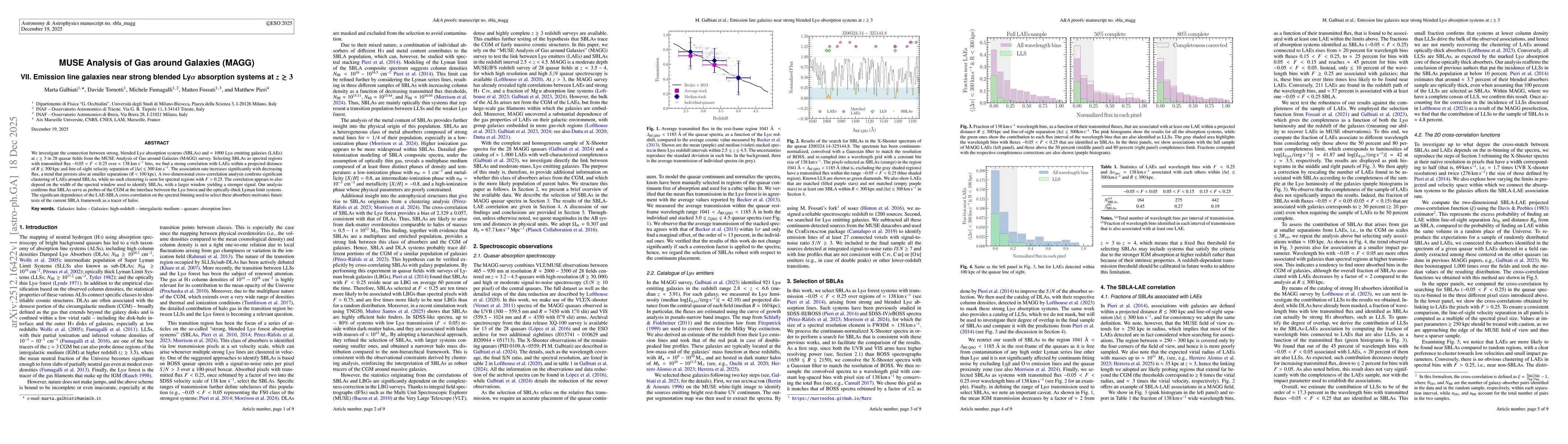 Thumbnail for MUSE Analysis of Gas around Galaxies (MAGG) - VII. Emission line galaxies near strong blended Ly$α$ absorption systems at $z\gtrsim3$