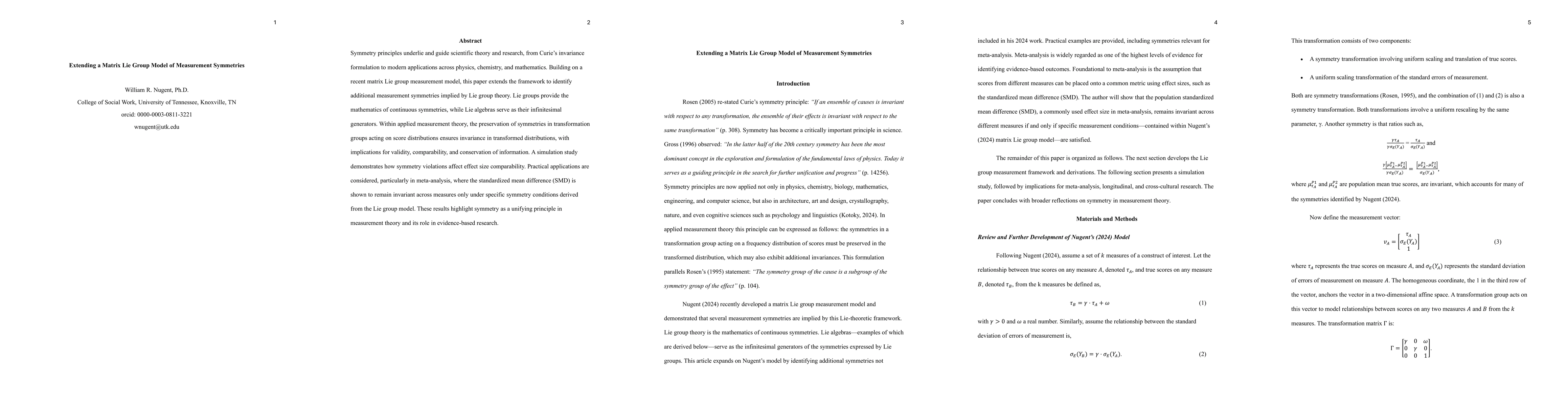 Thumbnail for Extending a Matrix Lie Group Model of Measurement Symmetries