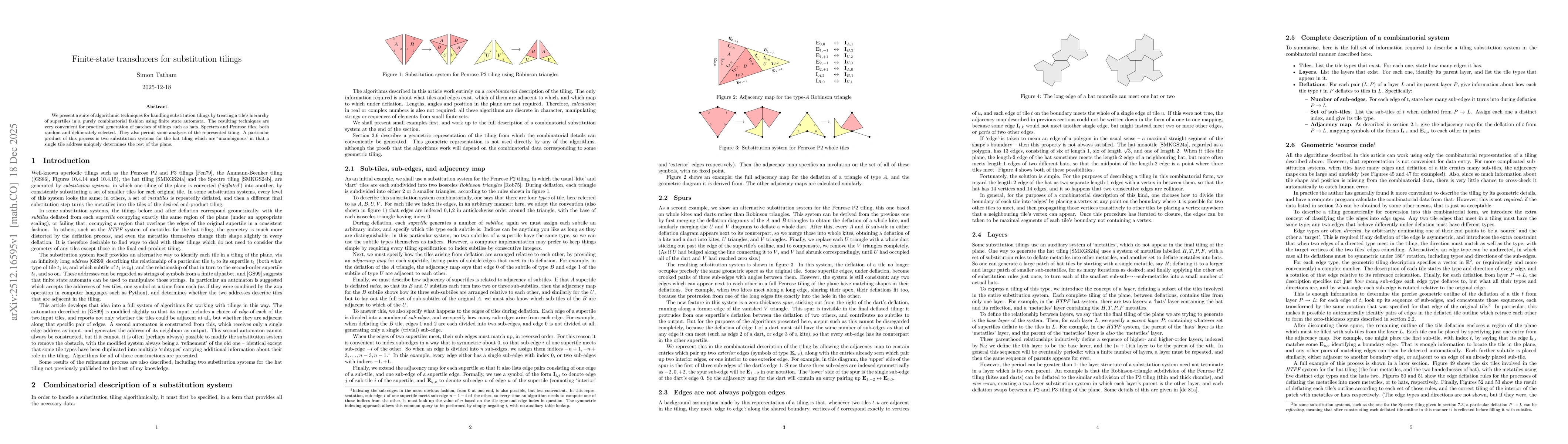 Thumbnail for Finite-state transducers for substitution tilings