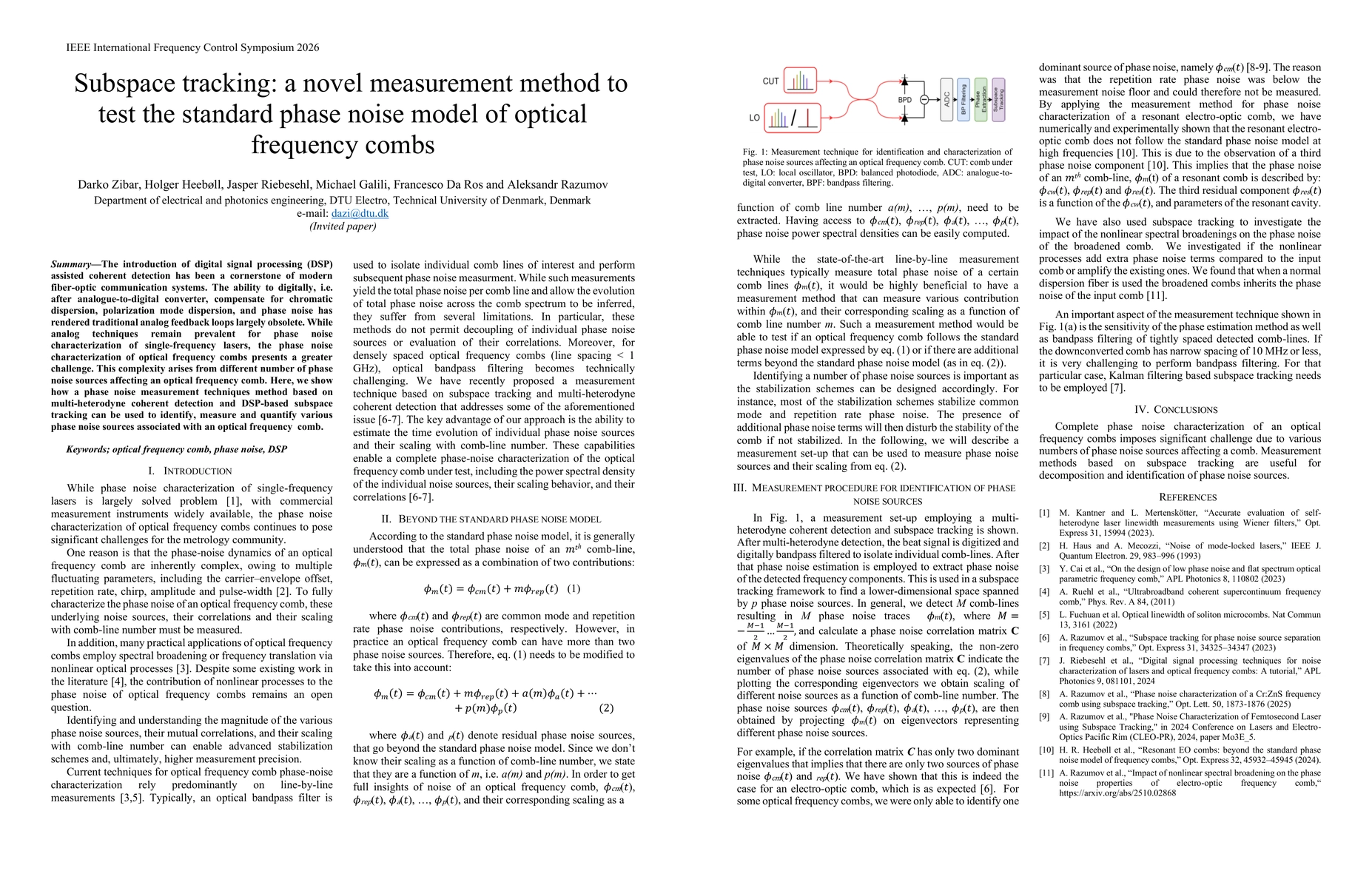 Thumbnail for Subspace tracking: a novel measurement method to test the standard phase noise model of optical frequency combs