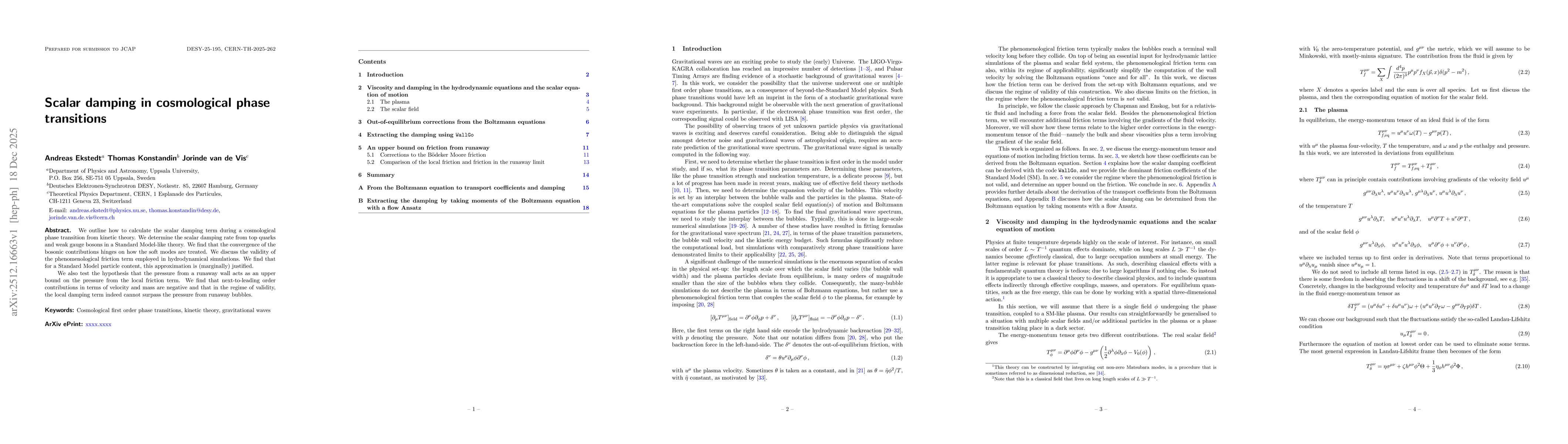 Thumbnail for Scalar damping in cosmological phase transitions