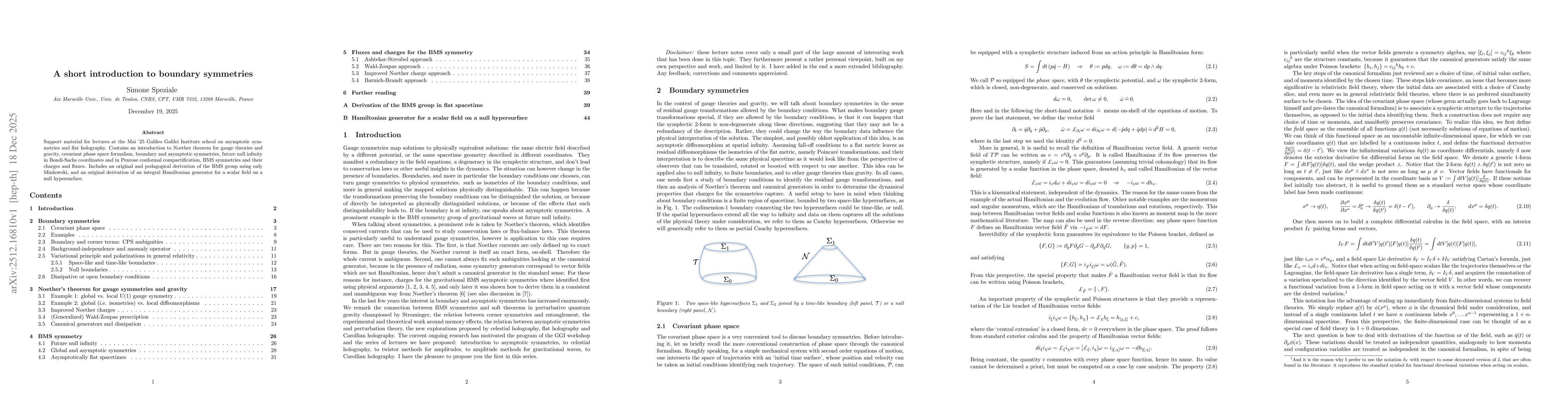 Thumbnail for A short introduction to boundary symmetries