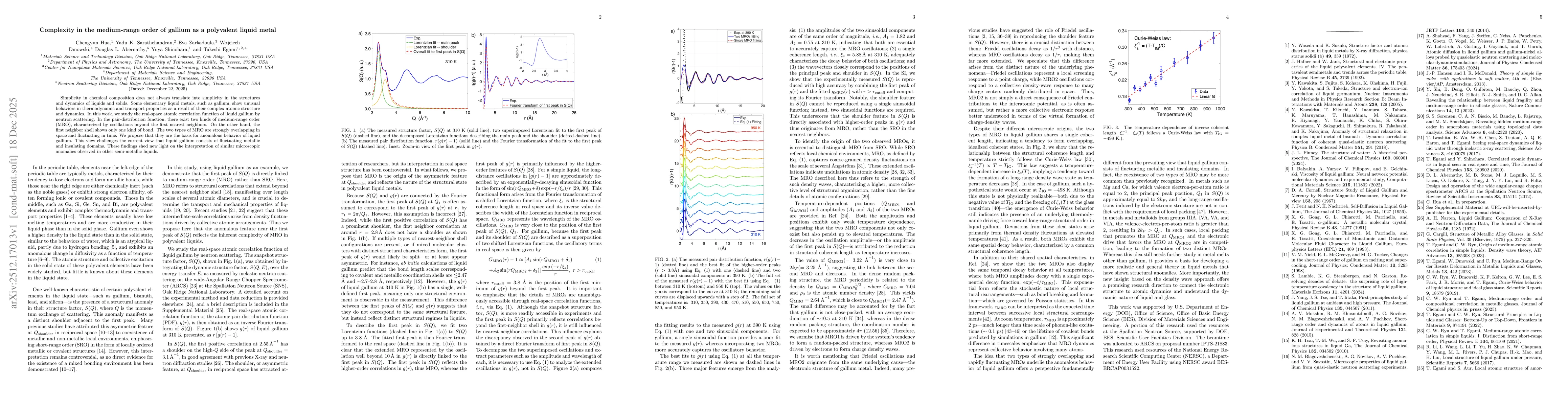 Thumbnail for Complexity in the medium-range order of gallium as a polyvalent liquid metal