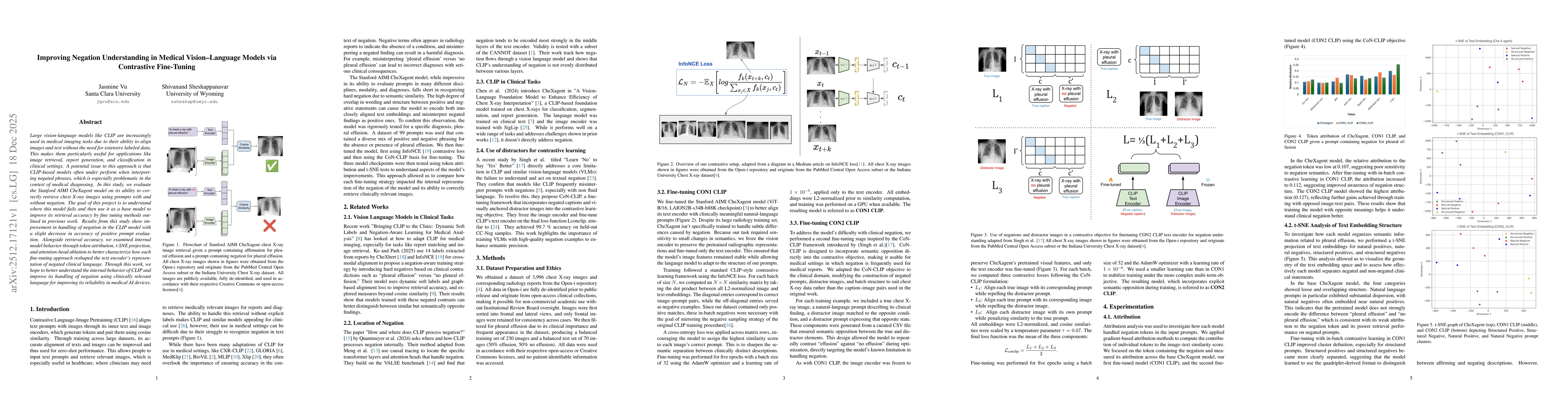 Thumbnail for The Effect of Negation on CLIP in Medical Imaging: Limitations of Contrastive Language-Image Pretraining