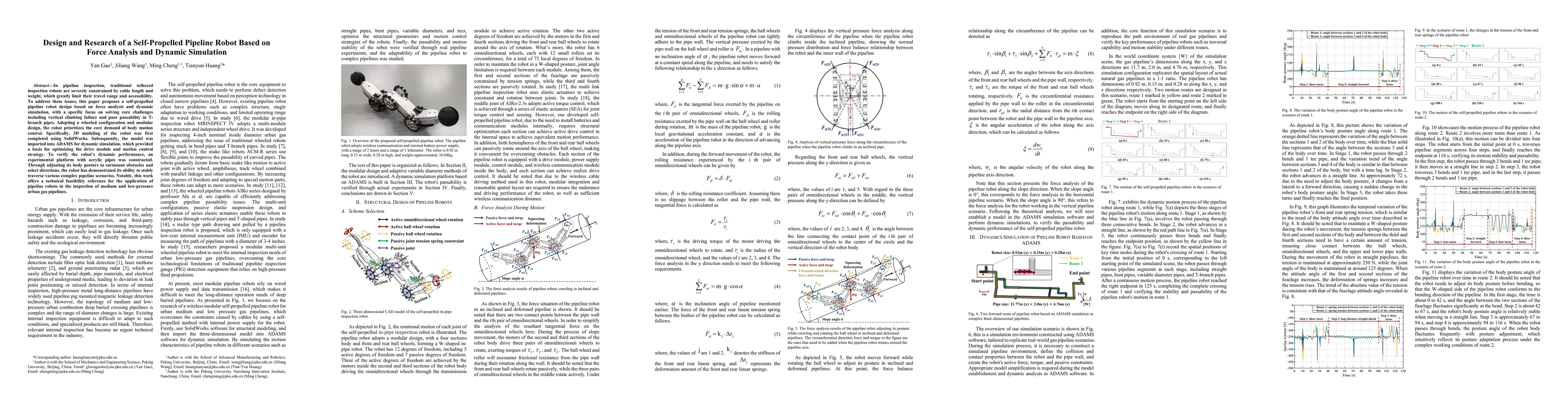 Thumbnail for Design and Research of a Self-Propelled Pipeline Robot Based on Force Analysis and Dynamic Simulation